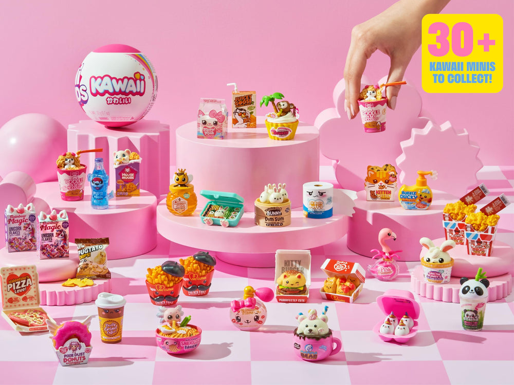 A mini shopping bag included with Mini Brands Kawaii minis