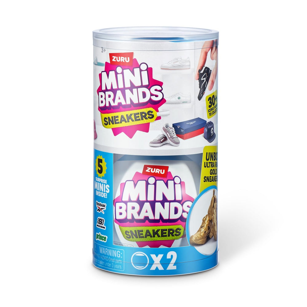 Close-up of Mini Brands Sneakers Cap Showbox and tiny cap included in the capsule