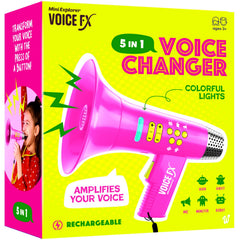 Mini Explorer Voice Changer in Alien mode for playful storytelling and fun.