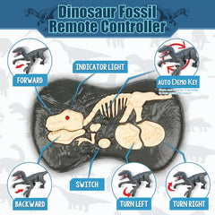 Mini Tudou fossil remote controller enhances interactive control moments.