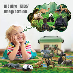 Mini Tudou cheetah safari figure captures swift jungle speed