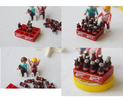 MINIA cola bottle accents add retro charm to mini rooms