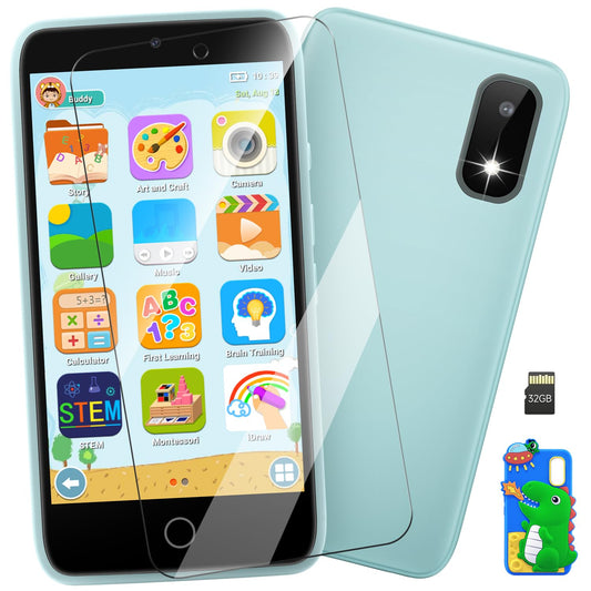 MINIBEAR Kids Smartphone with dual camera for fun selfies and creative play