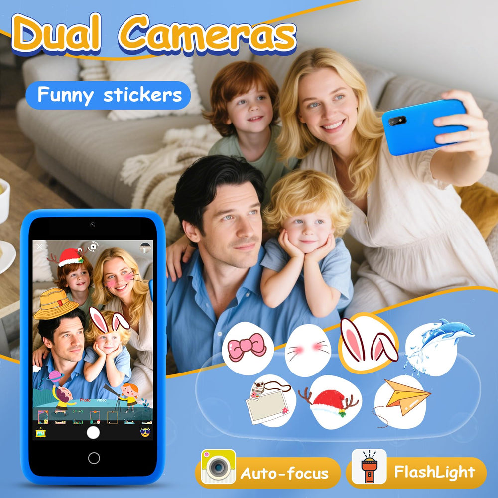 MINIBEAR Kids Smartphone education menu with ABC learning and stories