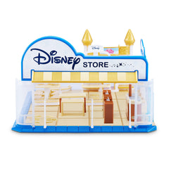 Mini Brands Disney Store display setup ready for shelves and showcase