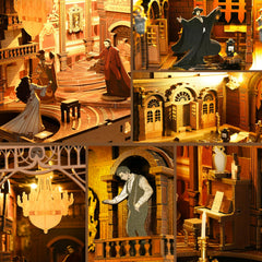 MiniCity Phantom of the Opera book nook makes a thoughtful gift for art lovers