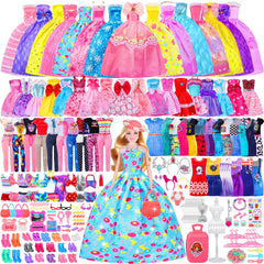 MINIFUN doll clothes and accessories set for imaginative play with versatile outfits.