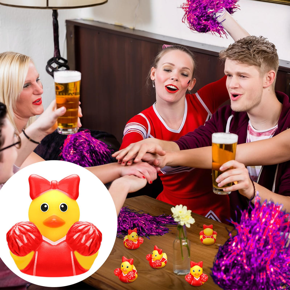 MiniInflat cheer ducks work well as party favors for fans and families.