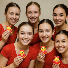 MiniInflat cheer ducks symbolize team spirit and unity during games and rallies.