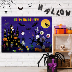 Pumpkin and ghost pieces from MiniInflat for storytelling scenes.