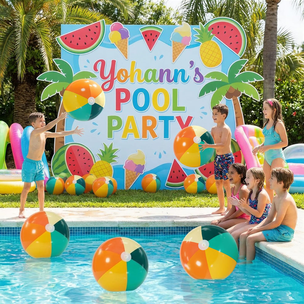 MiniInflat durable PVC beach ball material holds up to repeated use.