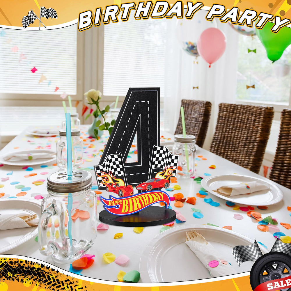 MiniInflat race car table decoration ideal for celebrations