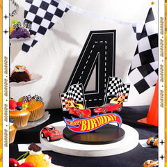MiniInflat race car photo prop sign for fun birthday shots