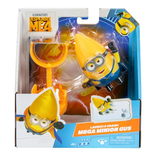 Minions Despicable Me 4 Gus crash scene launcher inspires pretend adventures