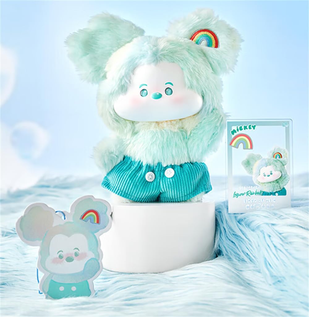 MINISO Disney Mickey Cloud Thunder Cloud plush with shiny vinyl accents for style.