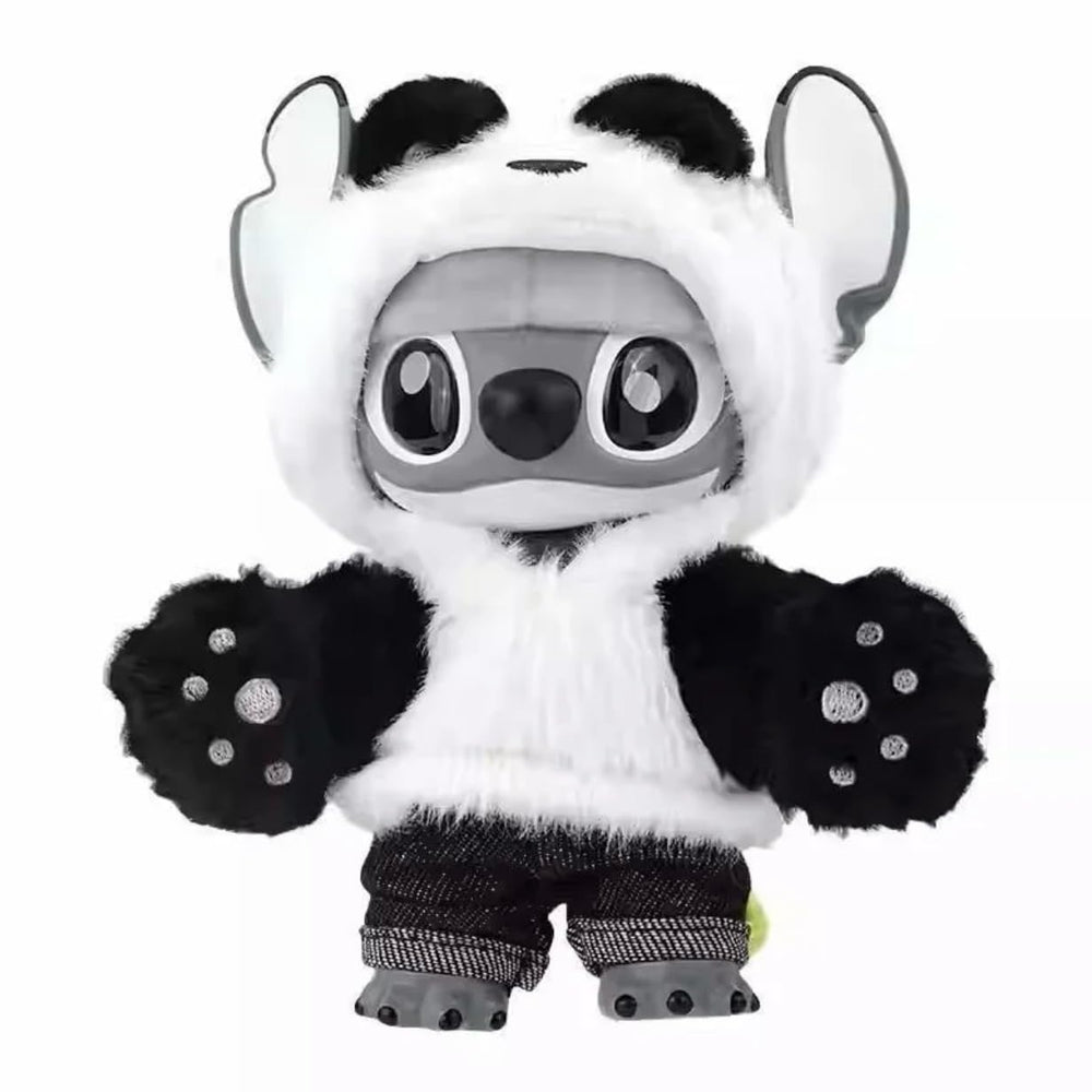 MINISO Stitch panda gloves detachable for customizable display and play.