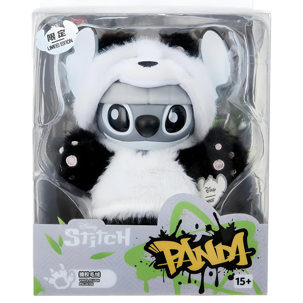 MINISO Stitch panda pendant adds whimsy to shelves, bags, or keys.