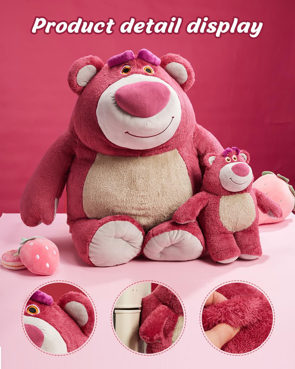 MINISO Lotso purple bow detail adds charm to any display.