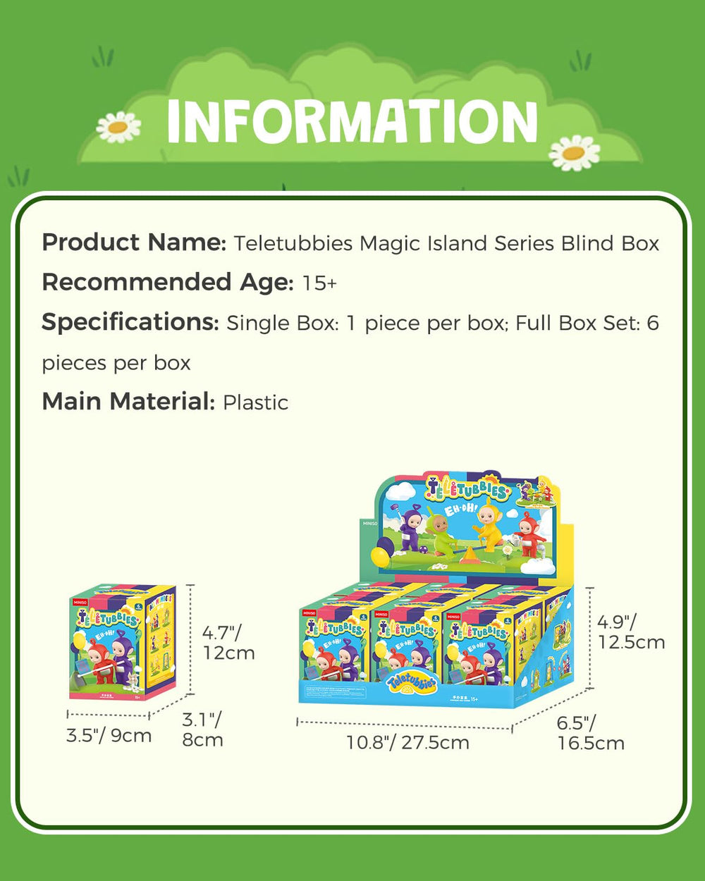 MINISO Teletubbies Island golf pose adds playful charm to any desk.