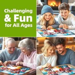 MINIWAN matte anti-glare finish preserves details during daytime puzzling sessions.