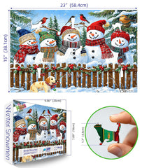 MINIWAN puzzle with unique-shaped pieces adds playful holiday evenings.