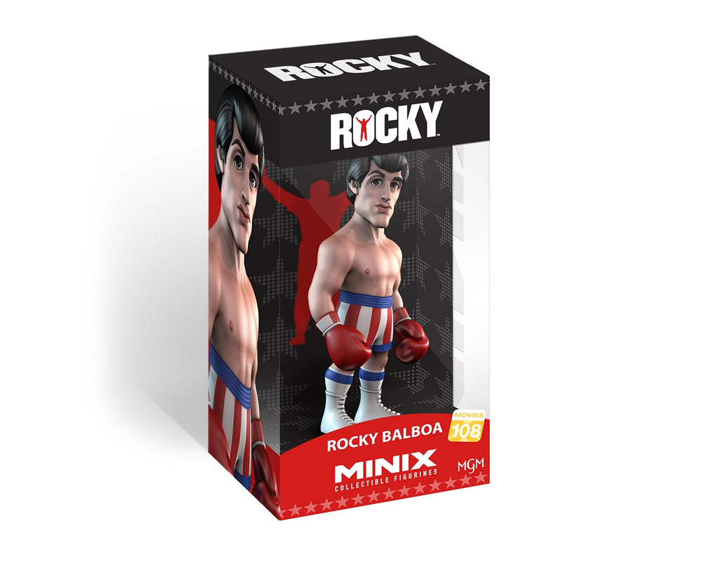 MINIX Rocky IV display box figure ready for shelf or gift-ready presentation.