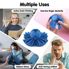 Minleway Gear Ball ergonomic surface improves grip during long sessions