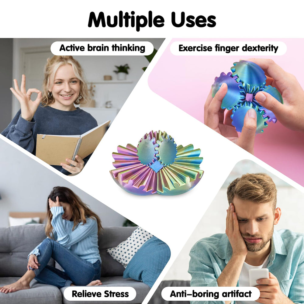 Minleway Gear Ball has a smooth surface ideal for quiet manipulation.