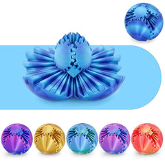 Minleway Gear Sphere Aurora Blue offers compact tactile focus for calm at work