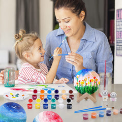 Minleway DIY Moon Lamp Brushes for precise strokes and details