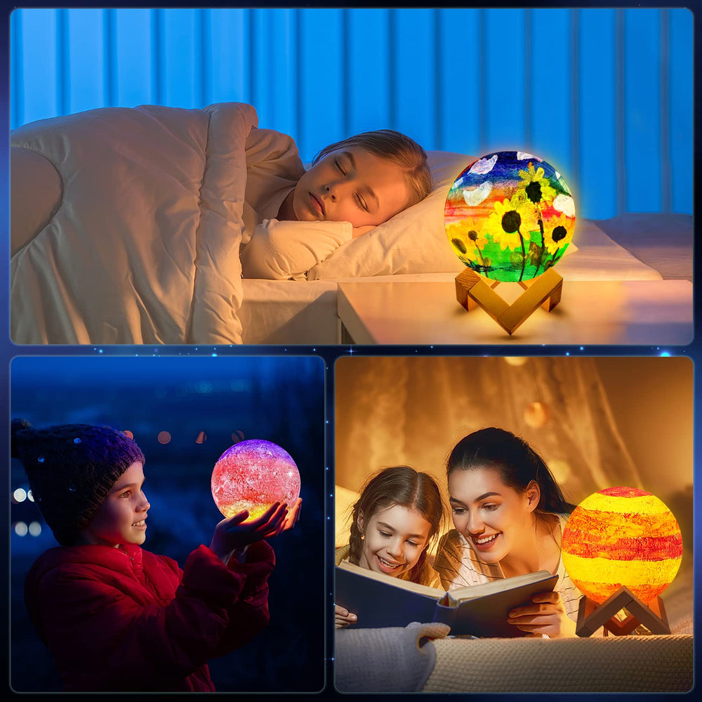 Minleway Warm Night Light for cozy kids room decoration