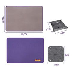 Minne Baby Kidoodler non-slip surface and 4mm reinforced board stay flat.