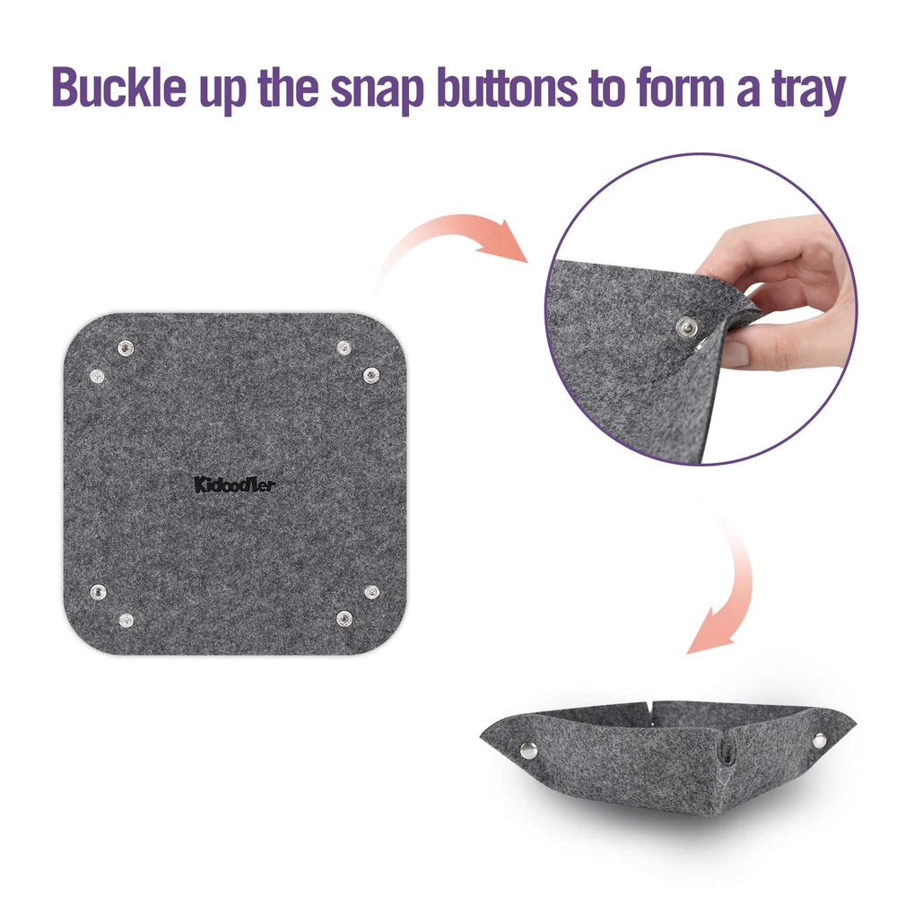 Minne Baby Kidoodler TPU cover protects unfinished puzzles from spills and pets.