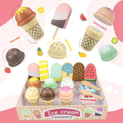 Minnot chocolate cones invite colorful pretend treats and counting activities