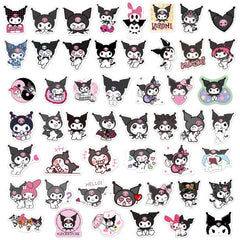 MINRAIN Kuromi stickers on a bicycle helmet provide durable expressive flair