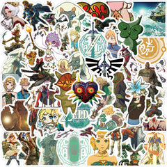 MINRAIN Zelda stickers for laptop: waterproof decals to personalize your device.