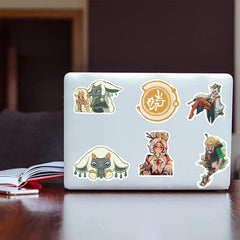 MINRAIN Zelda stickers for skateboard: durable, fade-resistant art for your board.