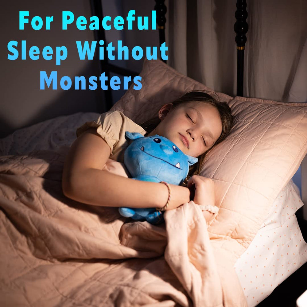 Mint Bucket Chomphogs 4-inch plush companion supports siblings at night.
