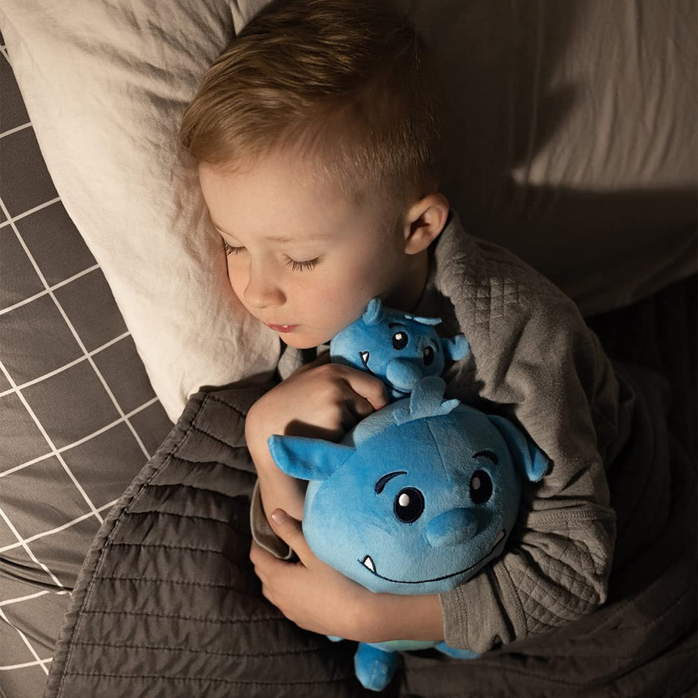 Mint Bucket Chomphogs travel-friendly buddy supports kids on trips.