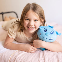 Mint Bucket Chomphogs two-plush set encourages sharing and gifting.