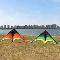 Mint's Colorful Life kite handles with 300 ft line included for outdoor fun.