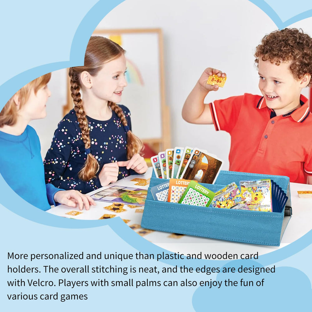 Waterproof and fade-resistant Minventiss fabric protects cards during travel and play.