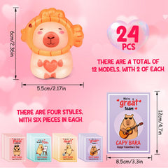 MINYSIC classroom exchange-capybara squishy set for activities and party favors.