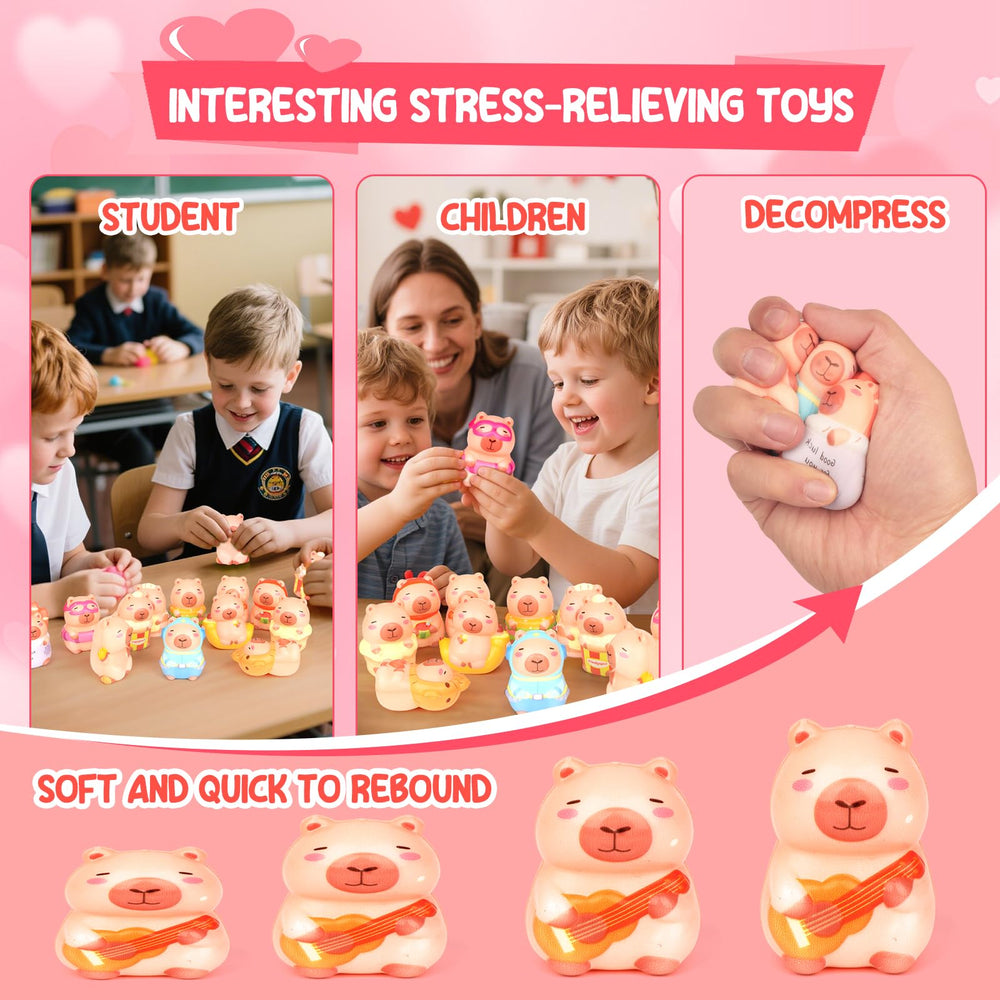 MINYSIC soft rubber capybara squishy—safe, odorless, pleasant to touch.