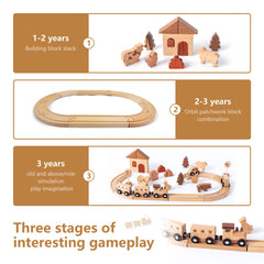 Miosea expandable train track design encourages endless layout creativity and hands on learning.