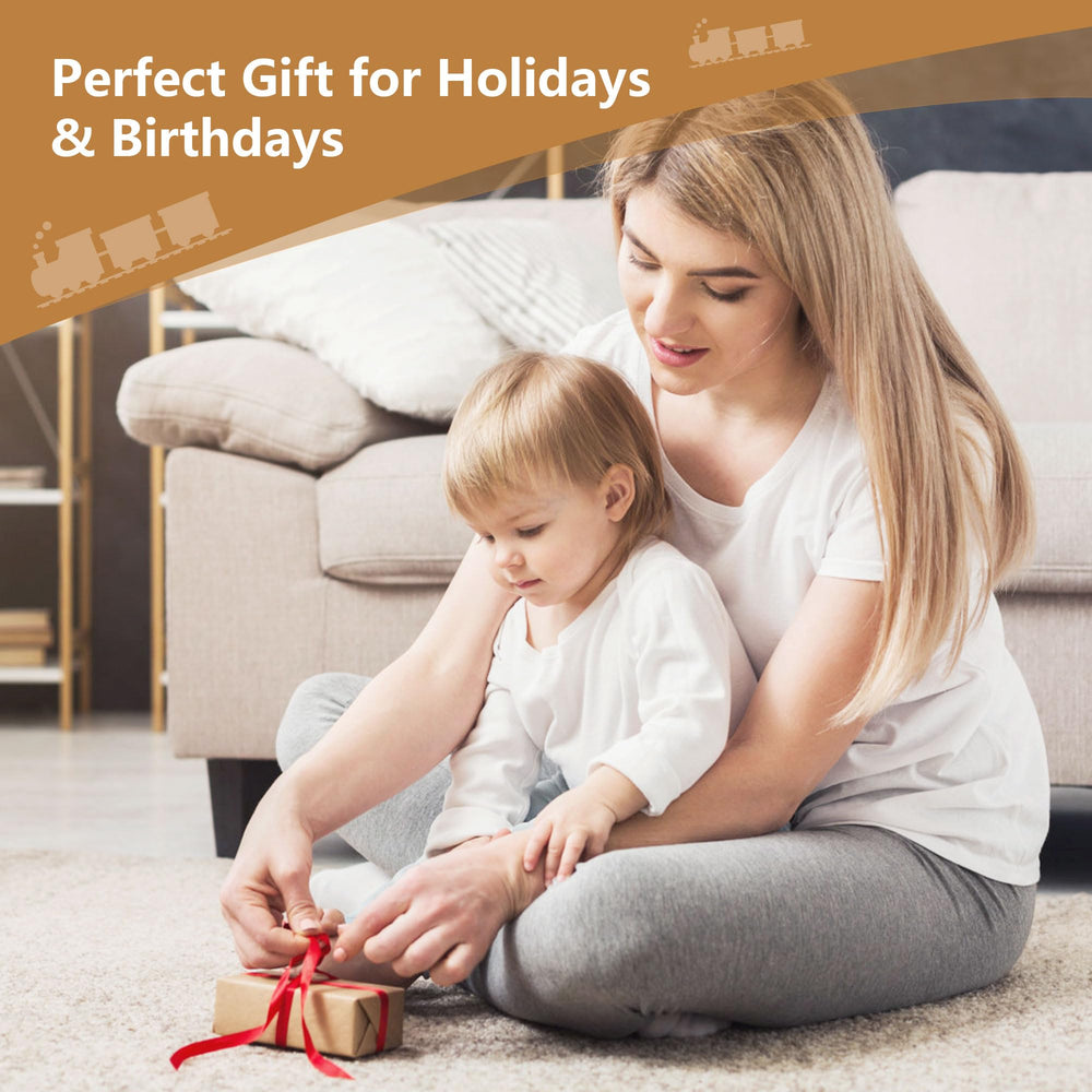 Miosea safe durable wood finish provides smooth edges for worry free play.