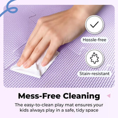 MioTetto easy-clean surface keeps play area hygienic for daily use.