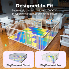 MioTetto storage tips help you keep mats tidy between uses.