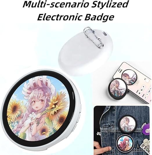 MIQUEES badge showing a slideshow of anime designs.