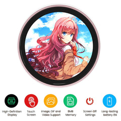 MIQUEES IPS touchscreen close-up with vibrant colors for fan moments.